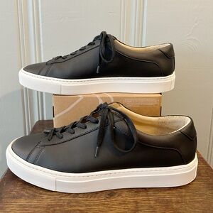 KOIO Black Leather Men's Sneakers